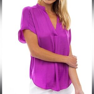 Naked Zebra Drop Shoulder Blouse